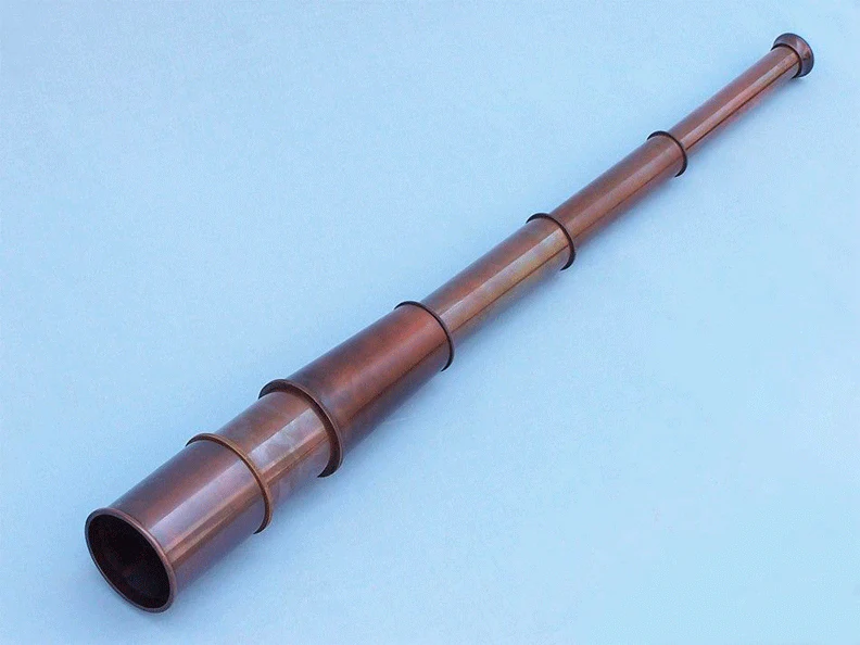 27" Copper Telescope with Rosewood Box - Image 4