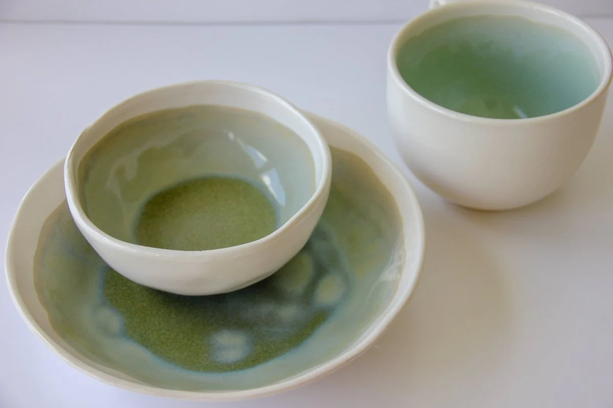 Handcrafted Artisan Organic Edge Bowl Set - Image 4