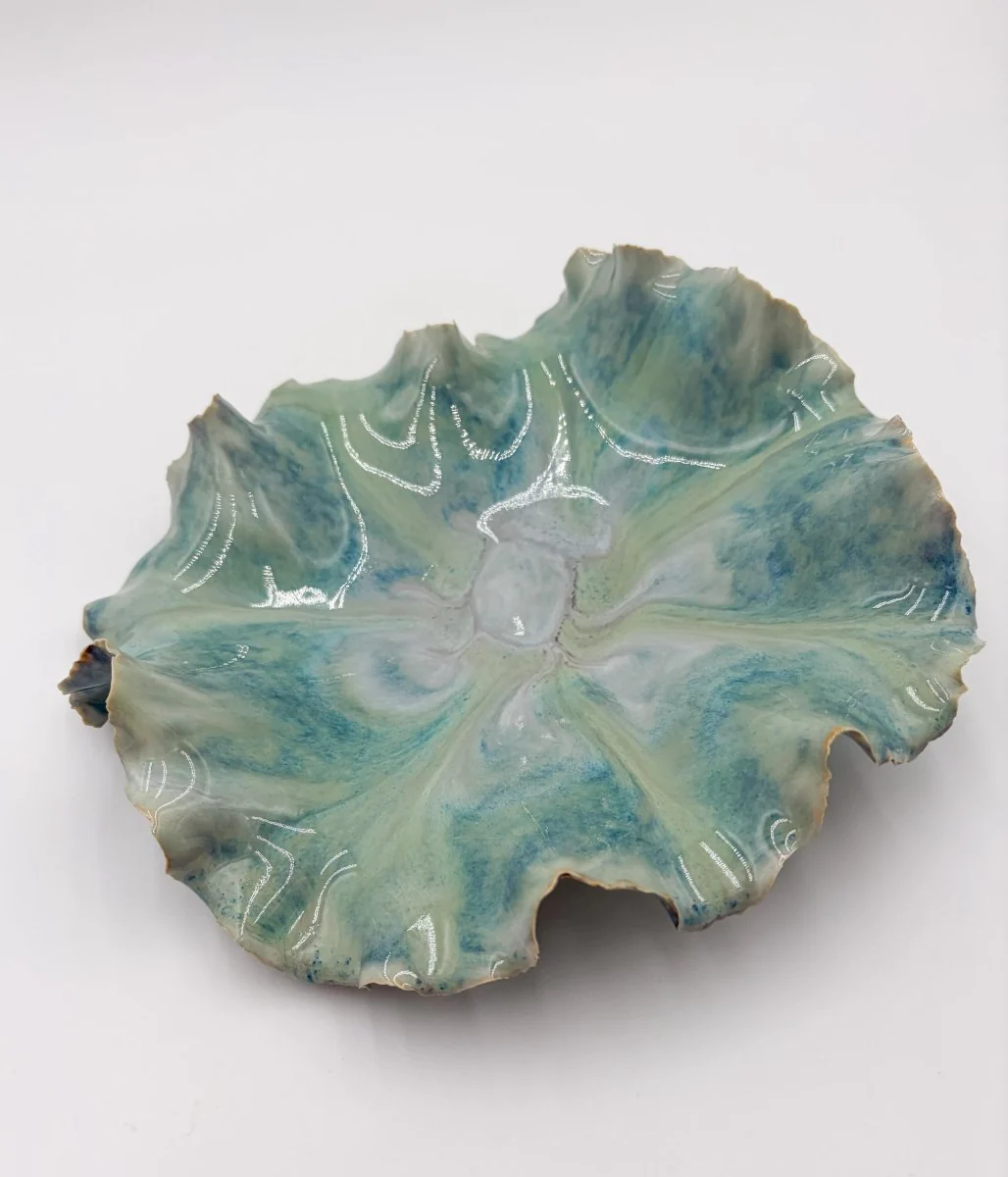 Sea Glass Beach Bowl – Handcrafted Porcelain Bowl - Image 7