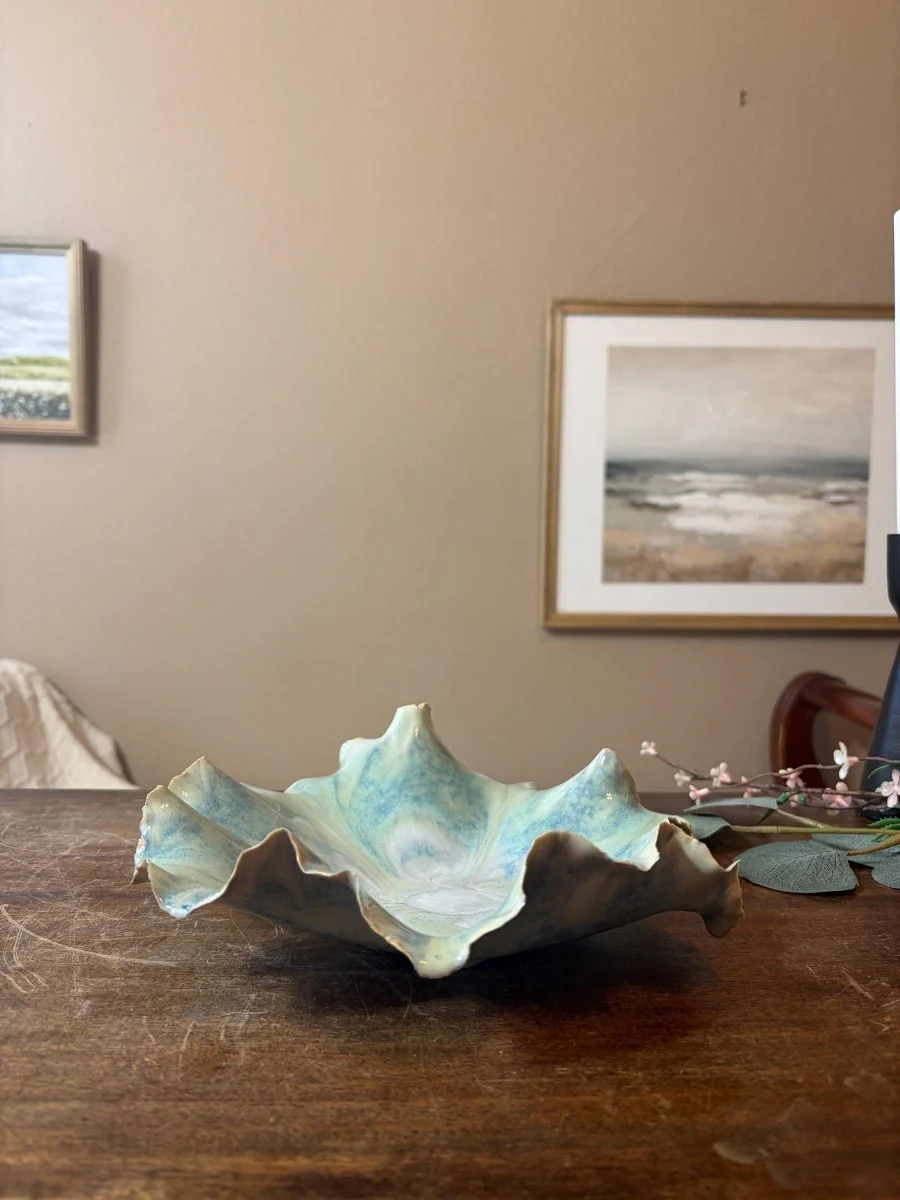 Sea Glass Beach Bowl – Handcrafted Porcelain Bowl - Image 8