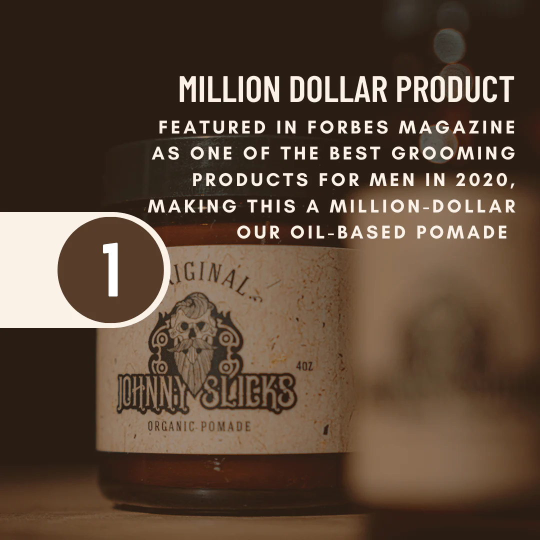 Signature Beard Style Kit: Oil Based Pomade and Organic Beard Oil - Image 3