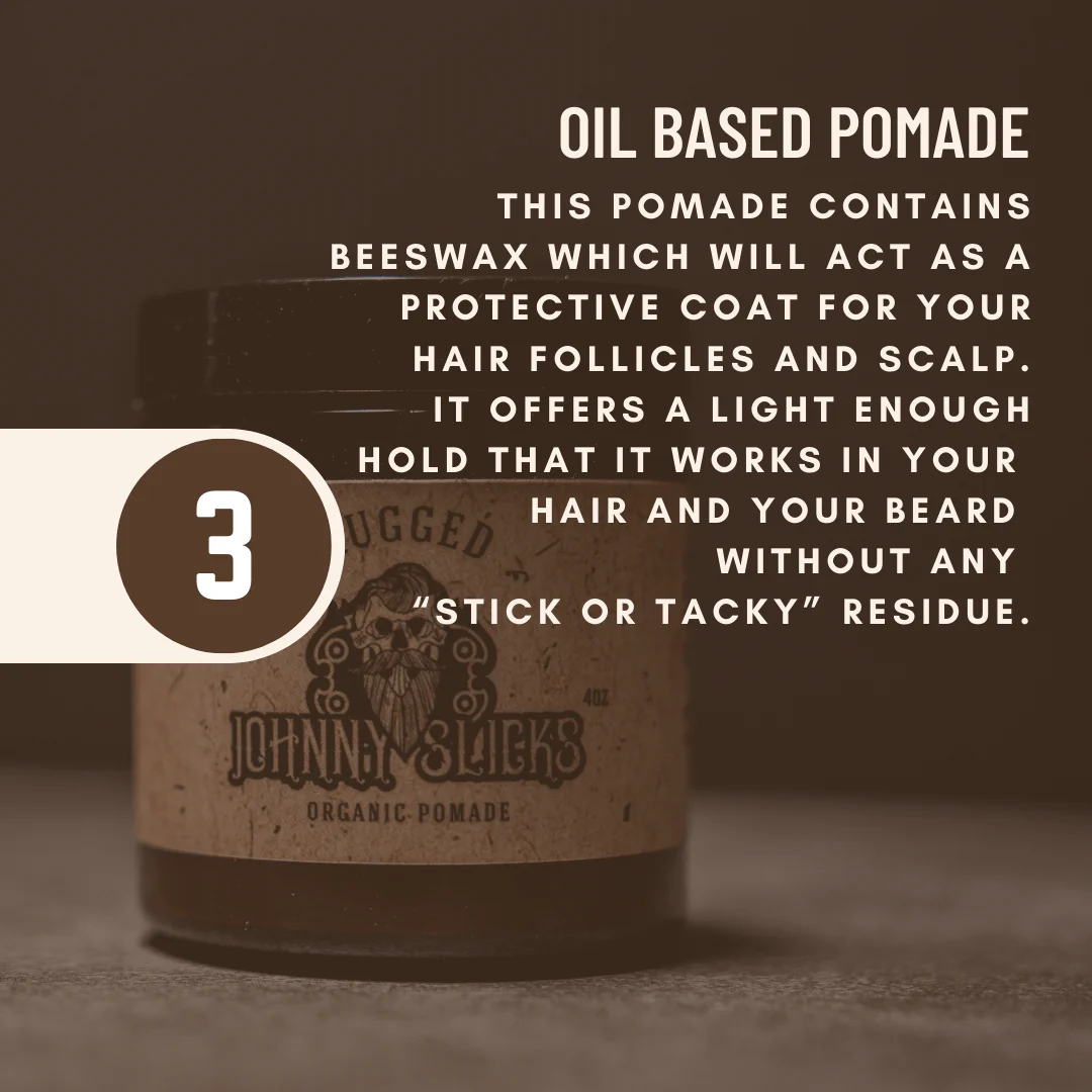 Signature Beard Style Kit: Oil Based Pomade and Organic Beard Oil - Image 5