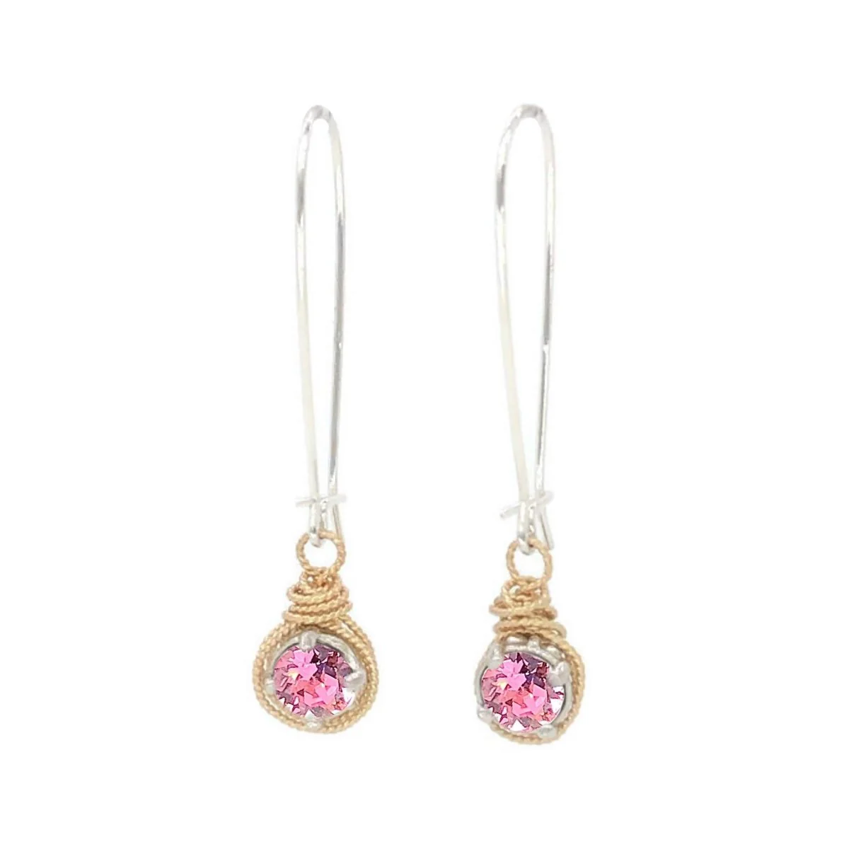 Birthstone Color Crystal Earrings - Image 13