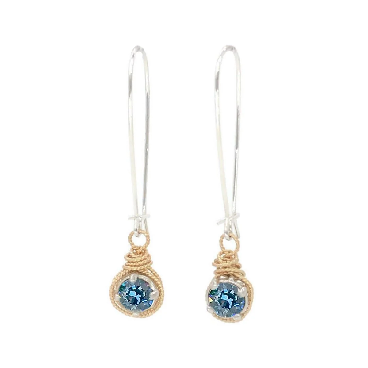 Birthstone Color Crystal Earrings - Image 15