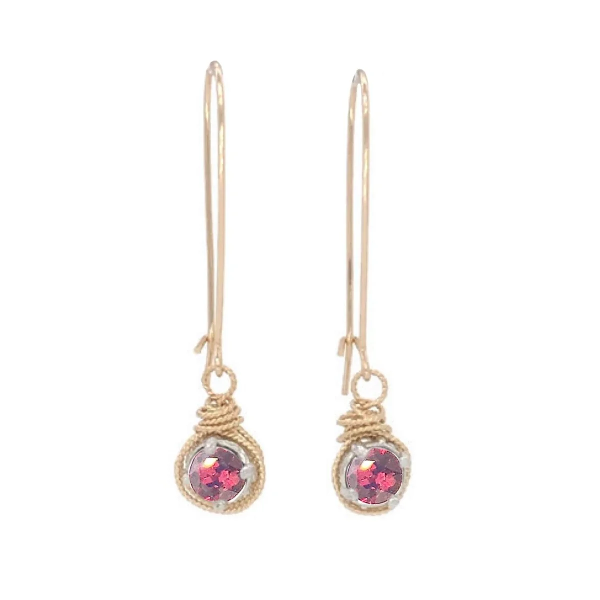 Birthstone Color Crystal Earrings - Image 16
