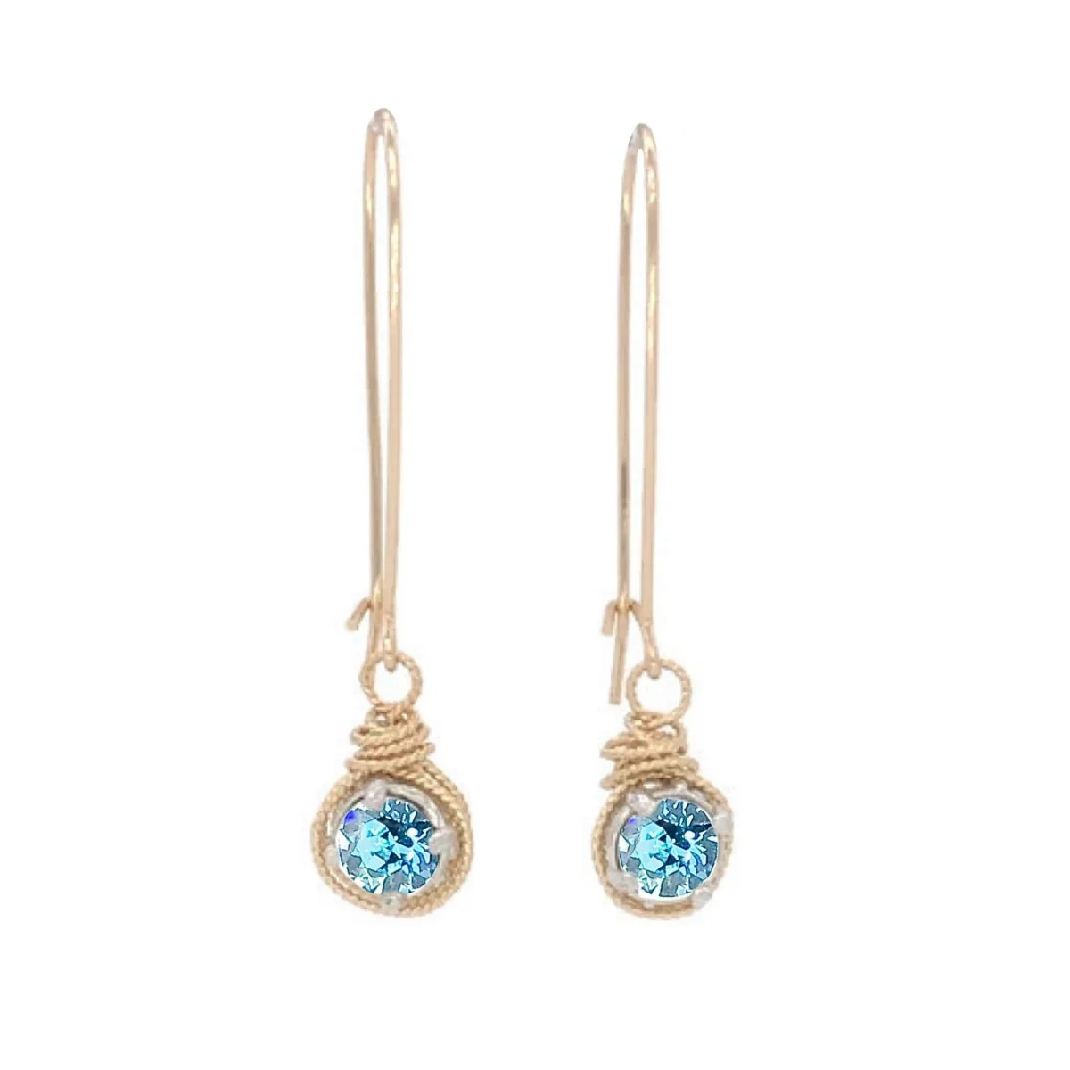 Birthstone Color Crystal Earrings - Image 18