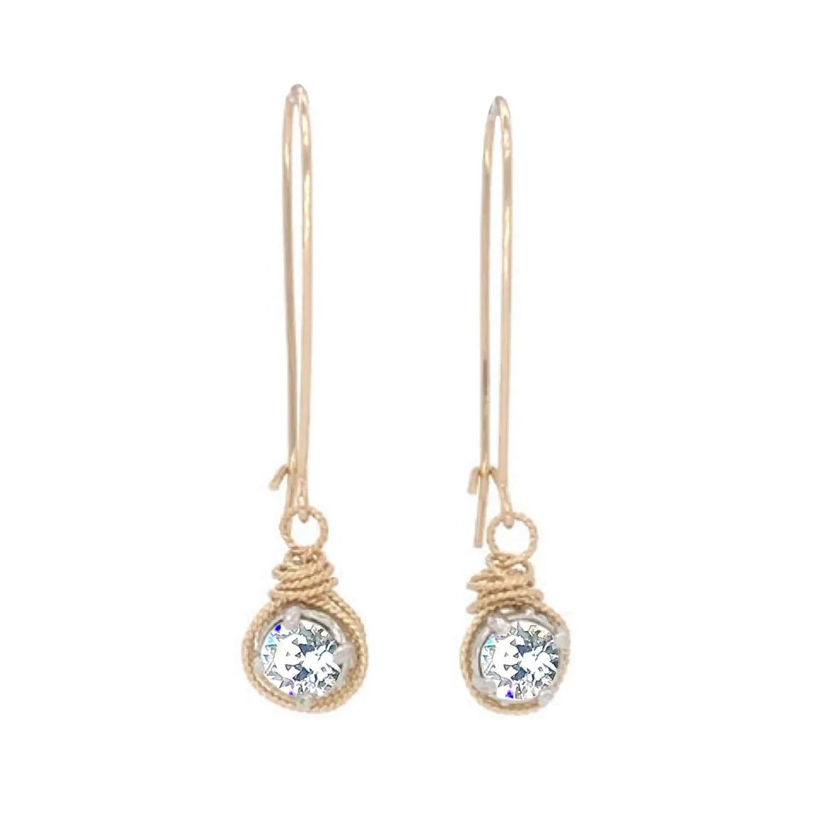 Birthstone Color Crystal Earrings - Image 19