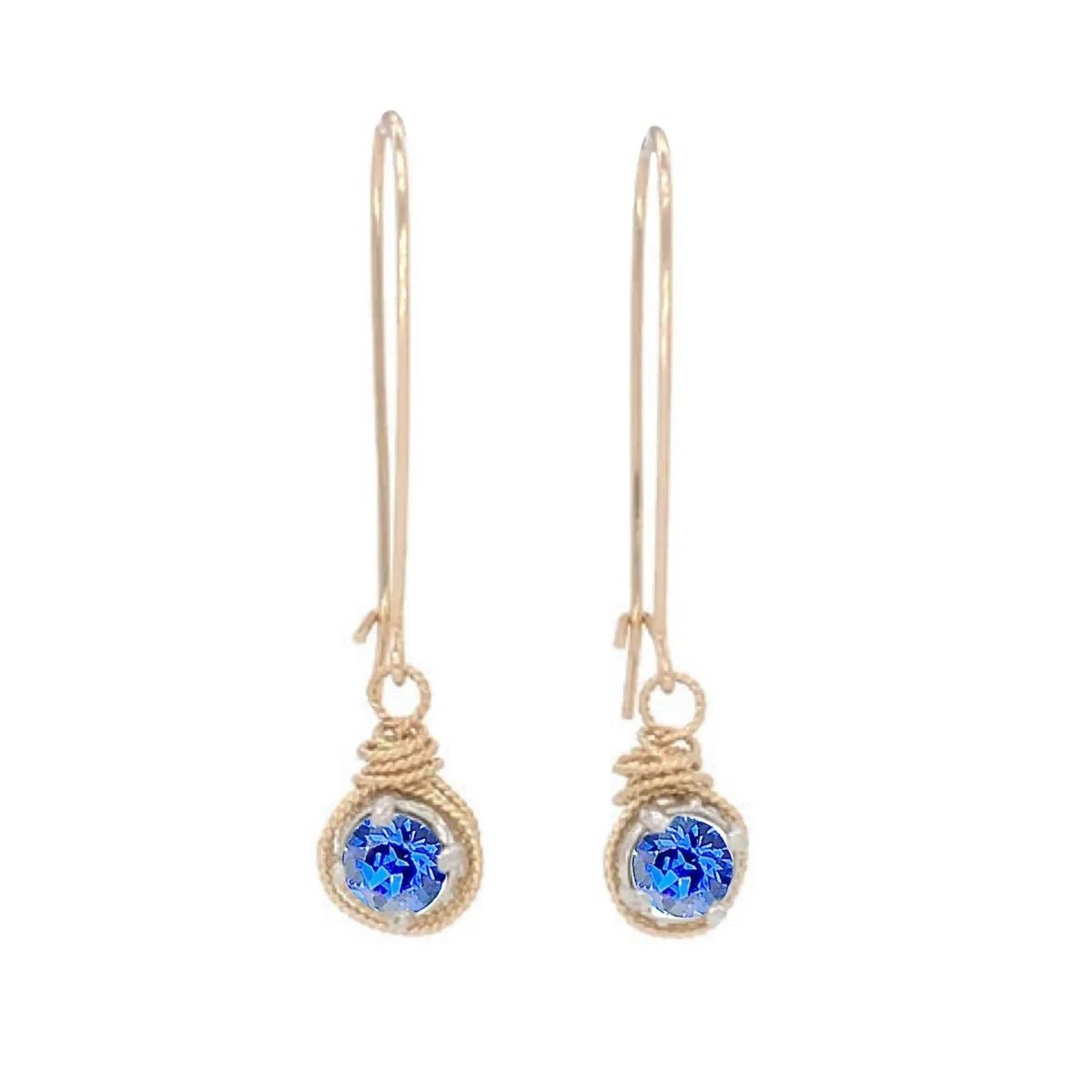 Birthstone Color Crystal Earrings - Image 24