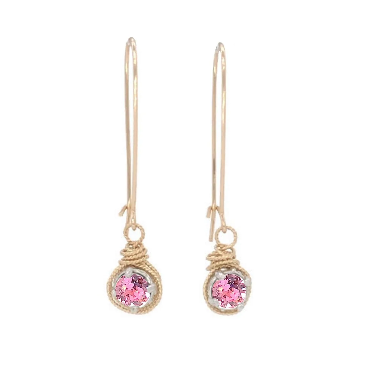 Birthstone Color Crystal Earrings - Image 25