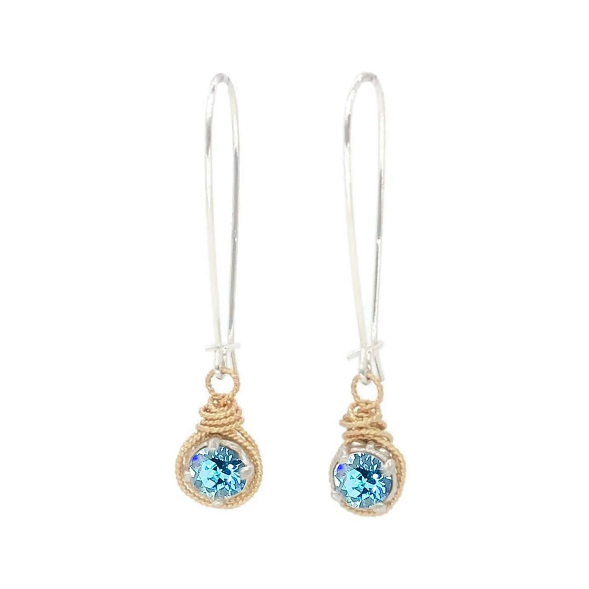 Birthstone Color Crystal Earrings - Image 6