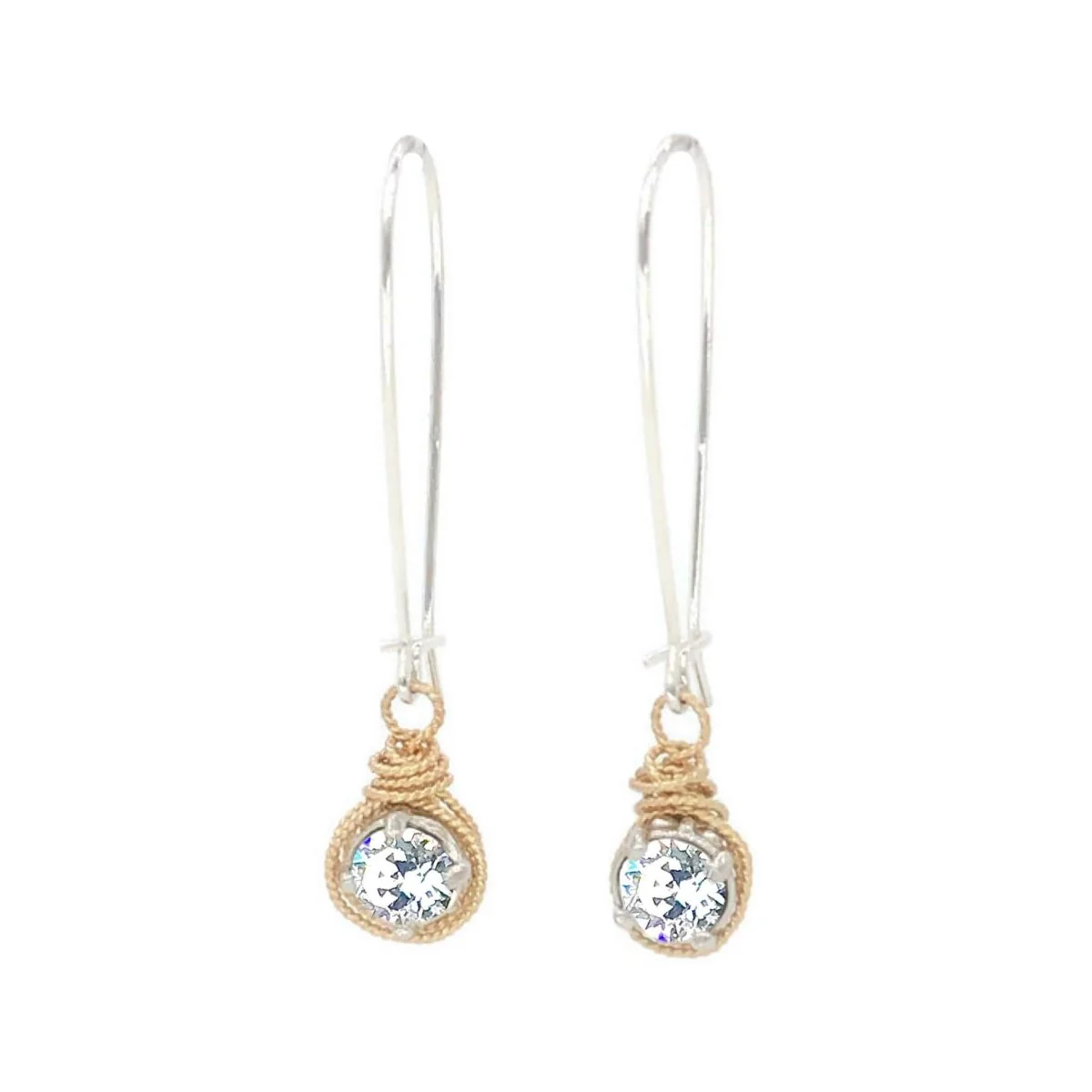 Birthstone Color Crystal Earrings - Image 7