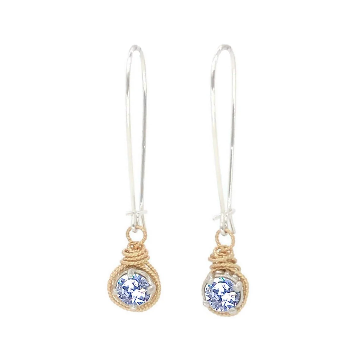 Birthstone Color Crystal Earrings - Image 9