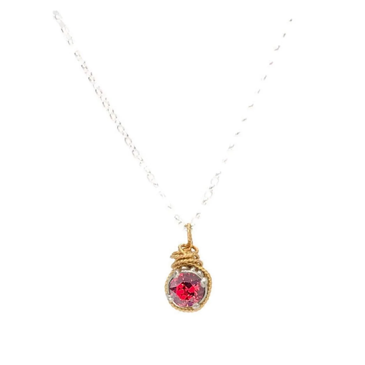 Birthstone Color European Crystal Necklace - Image 10