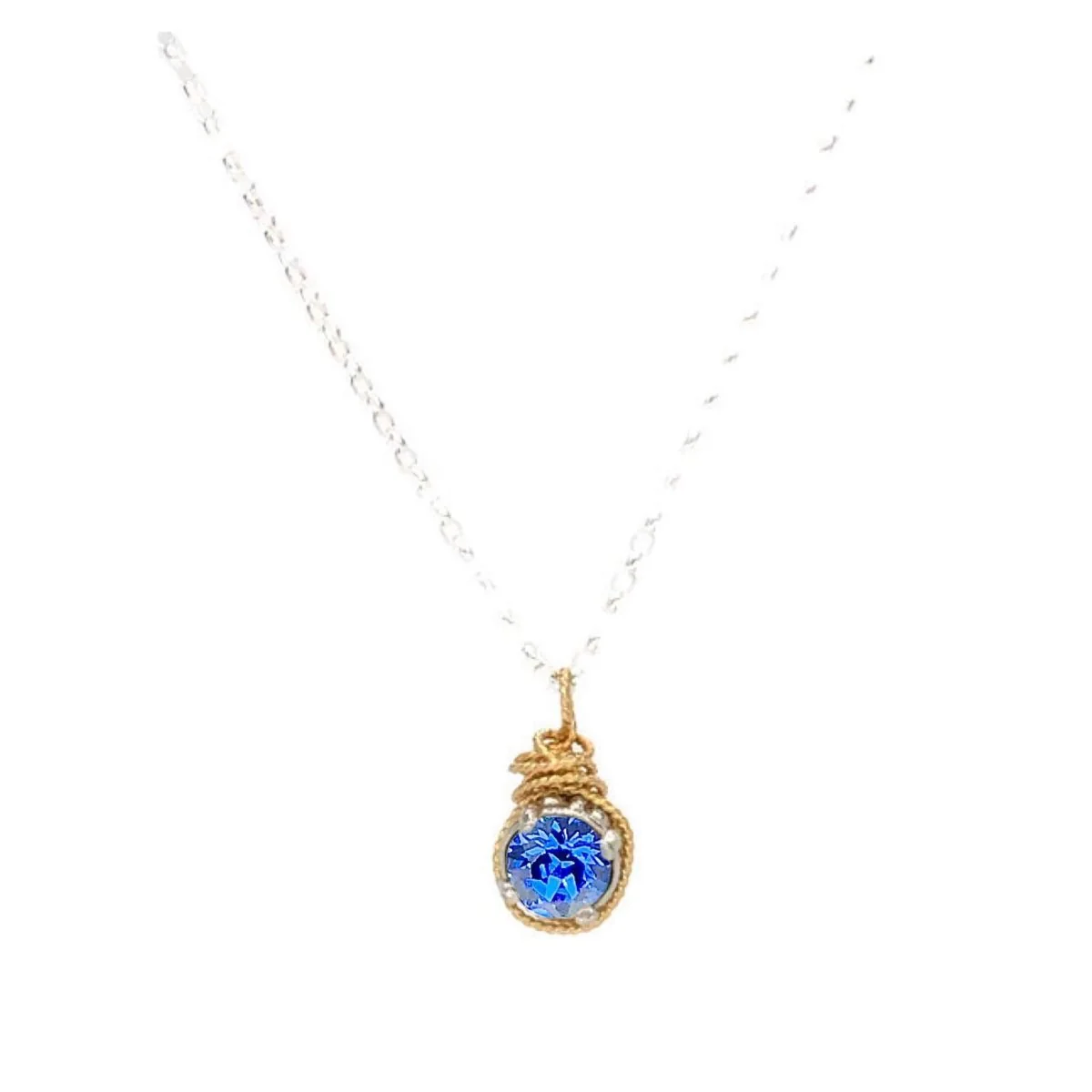 Birthstone Color European Crystal Necklace - Image 12