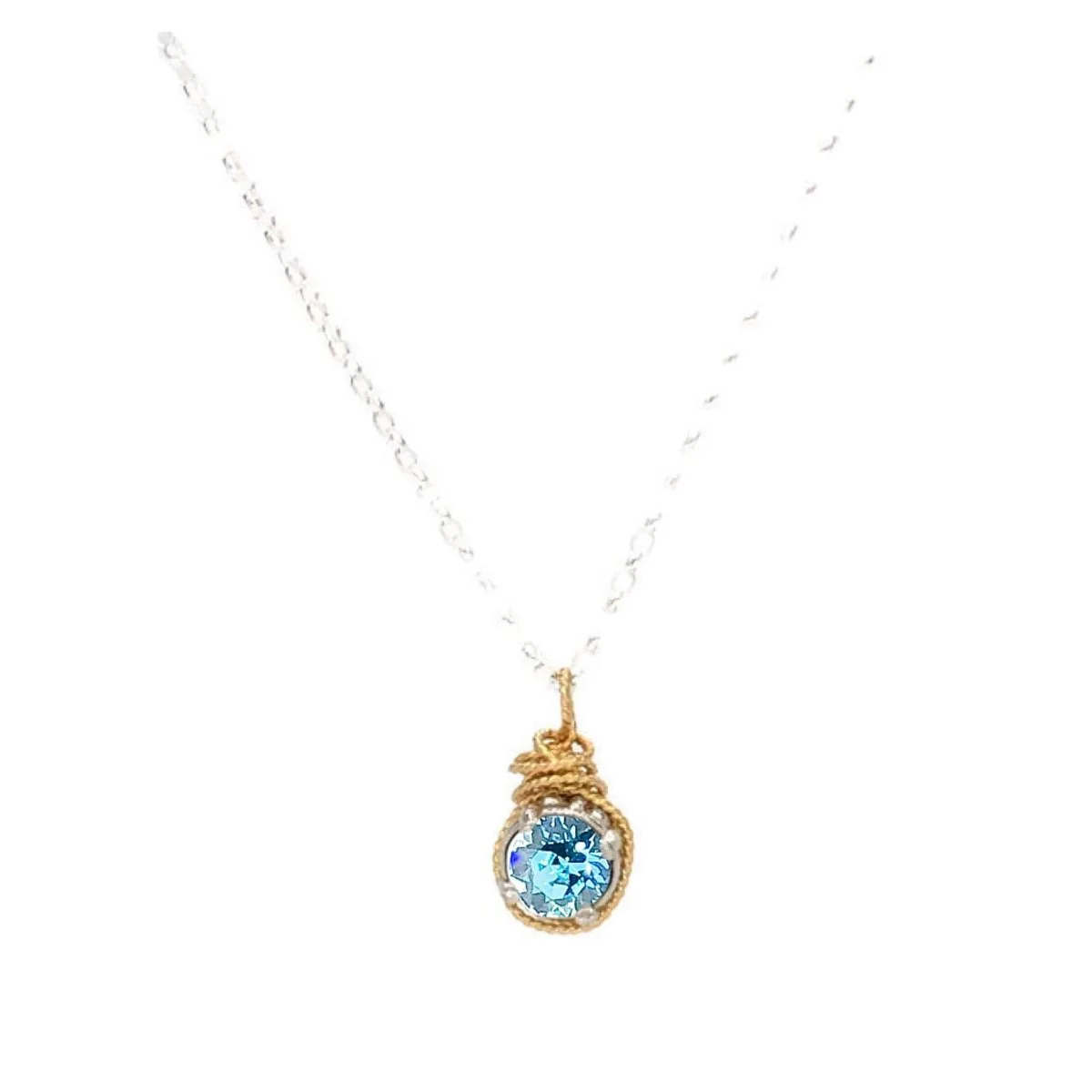Birthstone Color European Crystal Necklace - Image 6