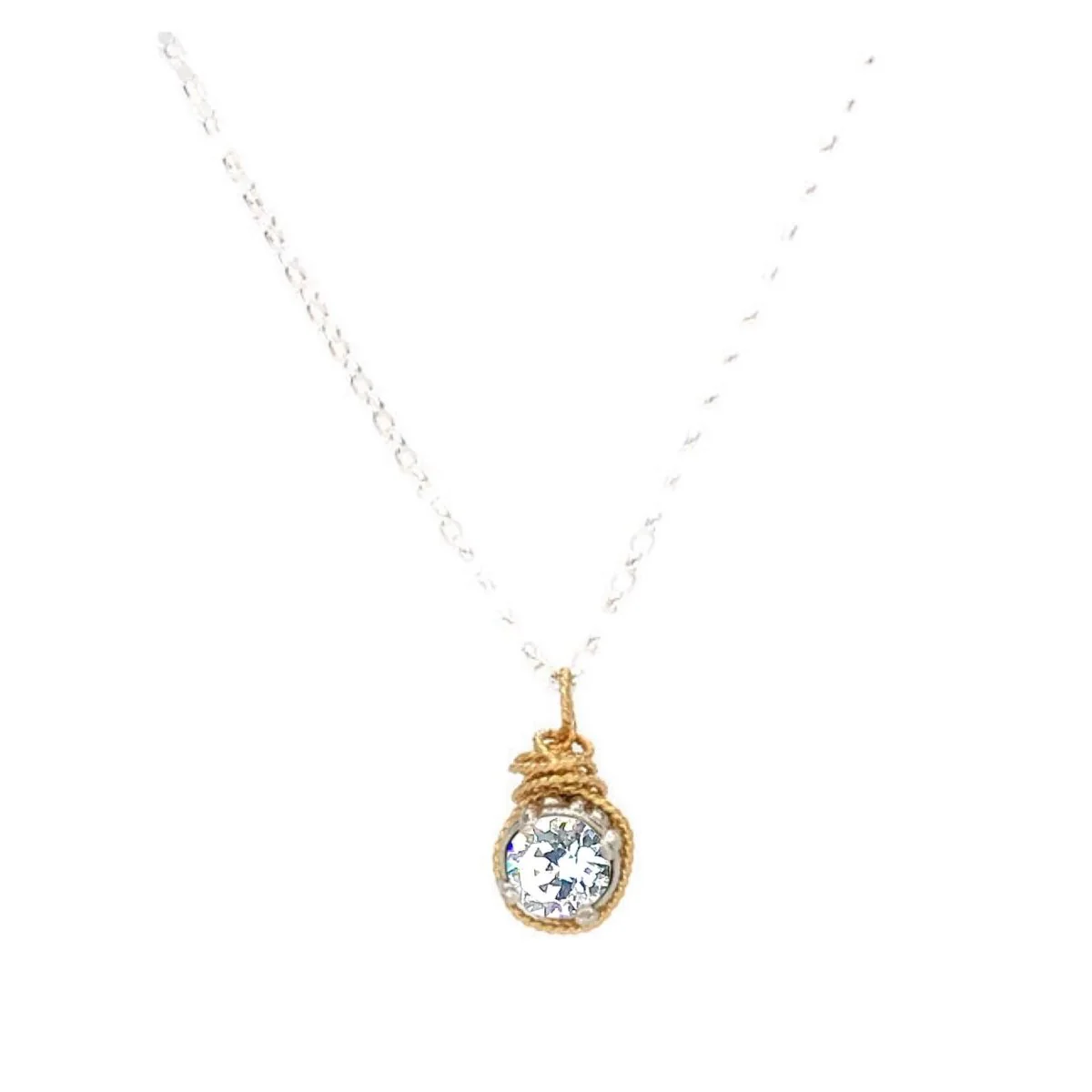 Birthstone Color European Crystal Necklace - Image 7