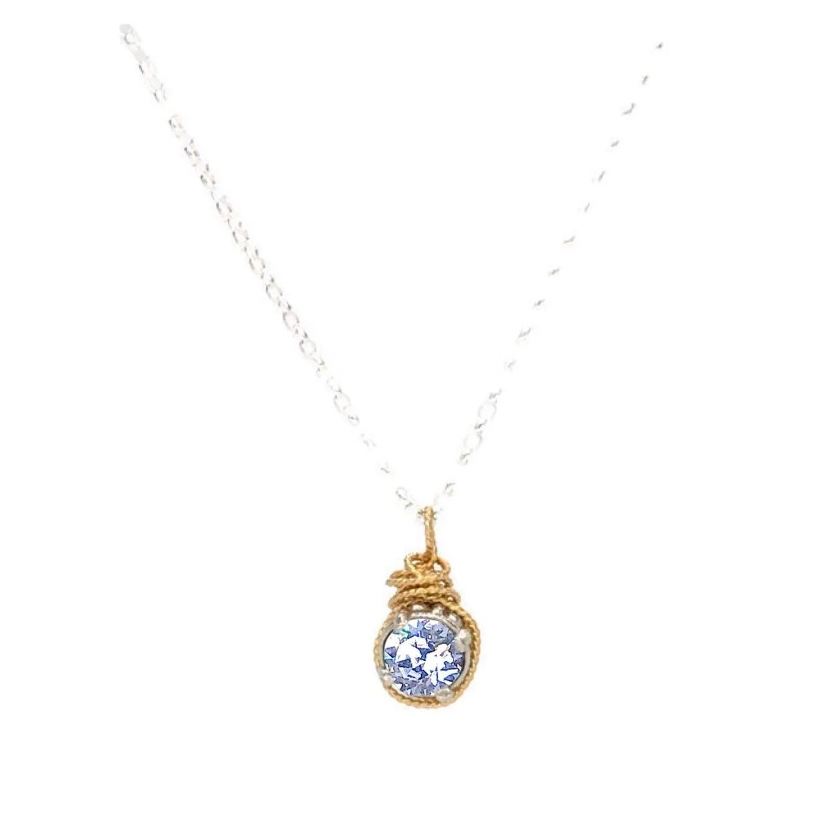 Birthstone Color European Crystal Necklace - Image 9