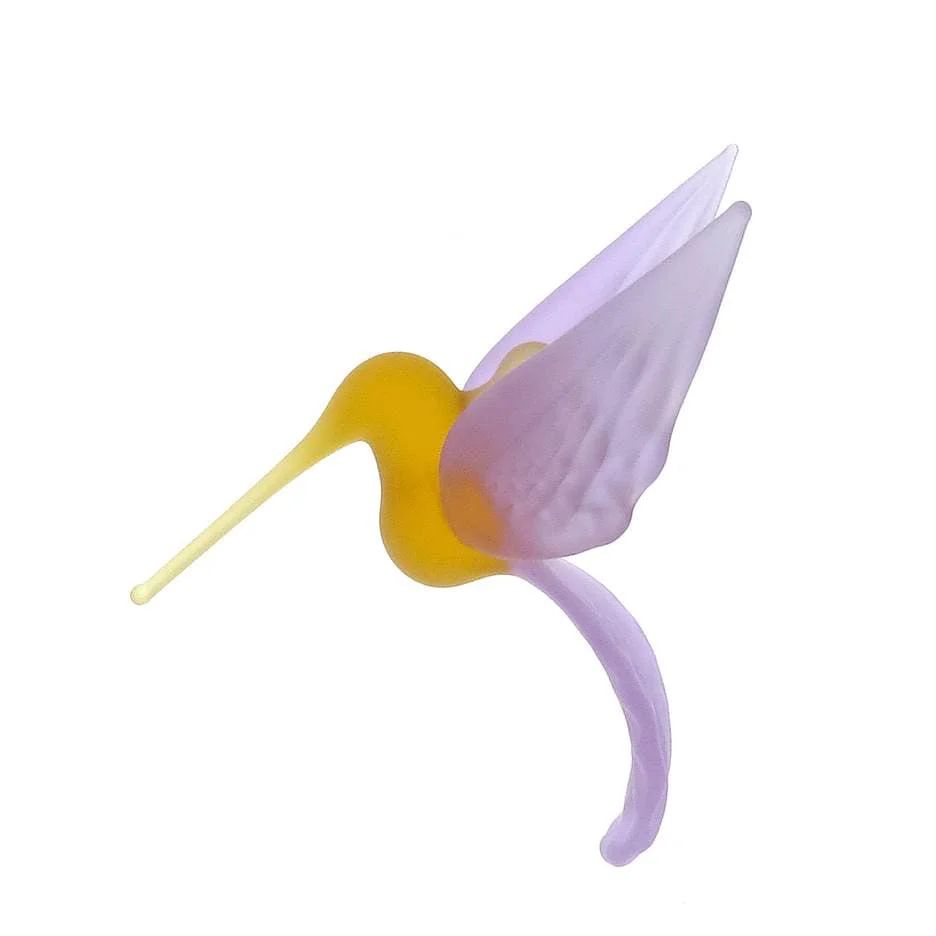 Blown Glass Hummingbirds Handcrafted Art Glass Ornaments - Image 11