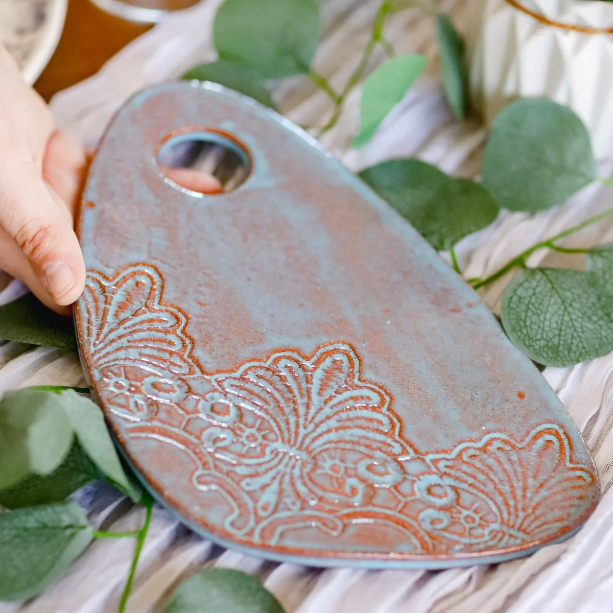 Ceramic Cheese Borads in Multiple Colors & Sizes - Image 2