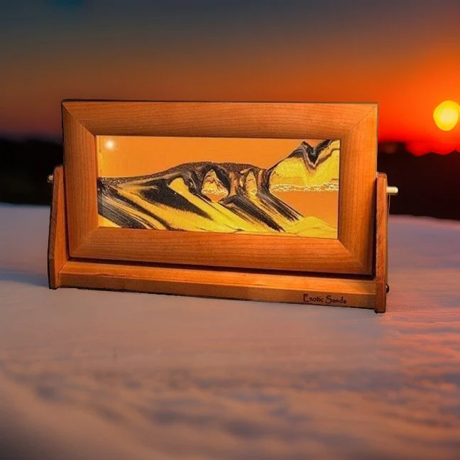 Relaxing Sand Picture Sunset Orange Cherry – Exotic Sands - Image 2