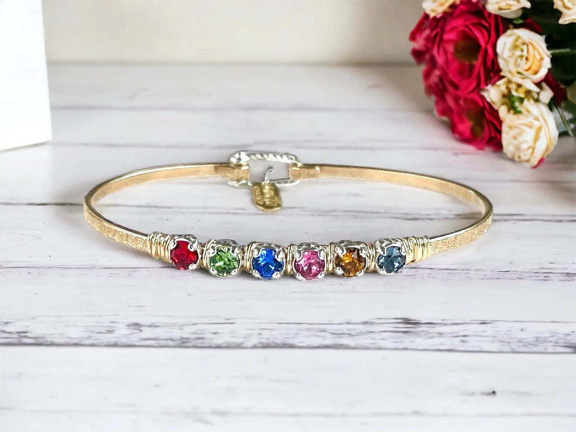 Custom Mother's Birthstone Bracelet Mid-Sized - Image 3