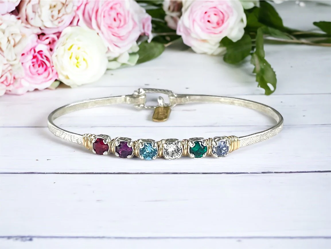 Custom Mother's Birthstone Bracelet Mid-Sized - Image 5