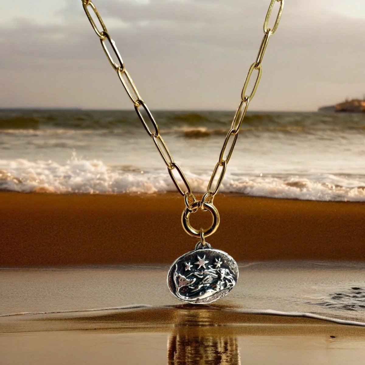Mermaid Dance with the Waves Necklace - Image 3