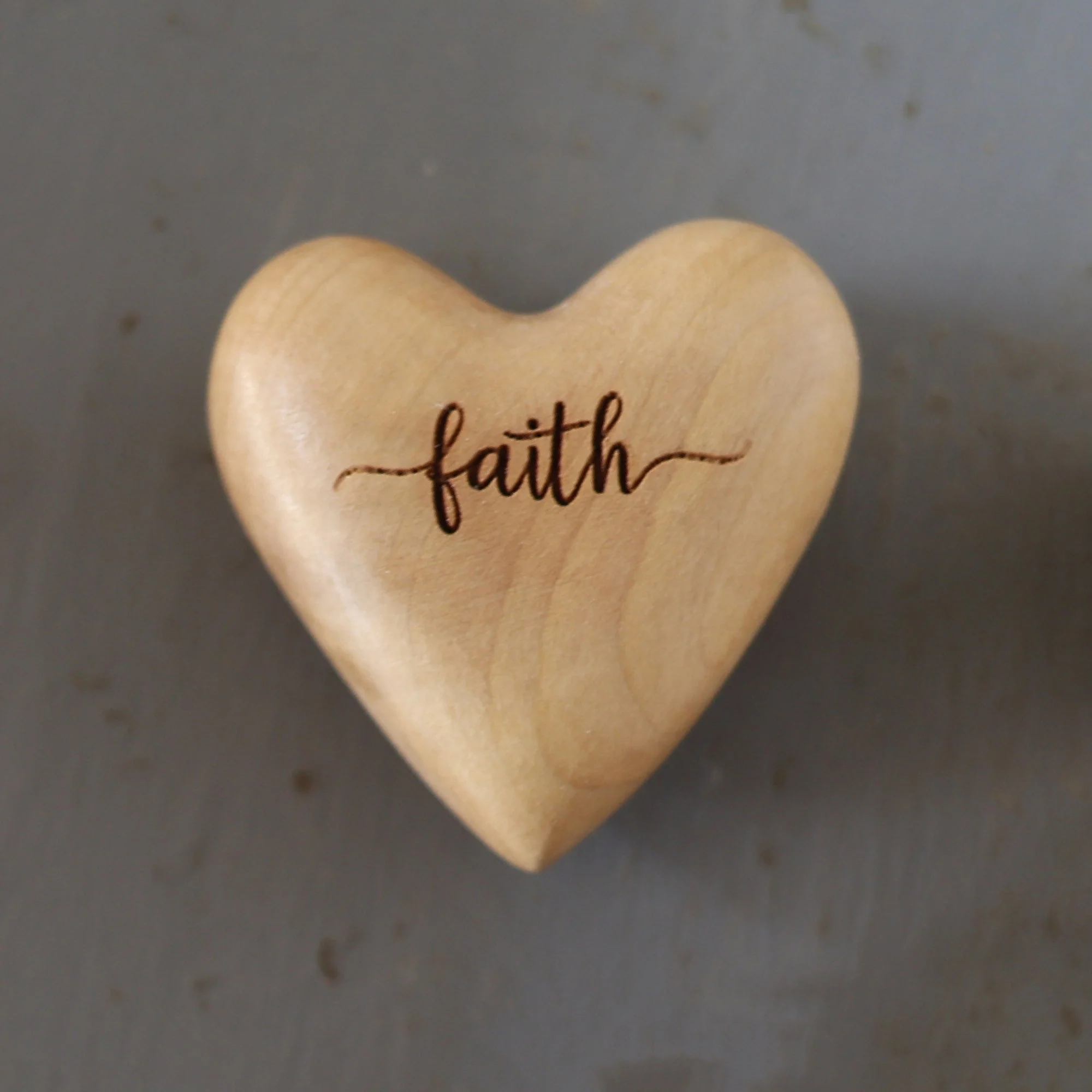 Engraved Olive Wood Hearts from the Holy Land - Image 10