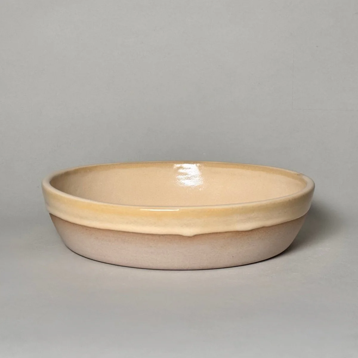 Entree Bowl - 8-inch Handcrafted Stoneware Clay - Image 2