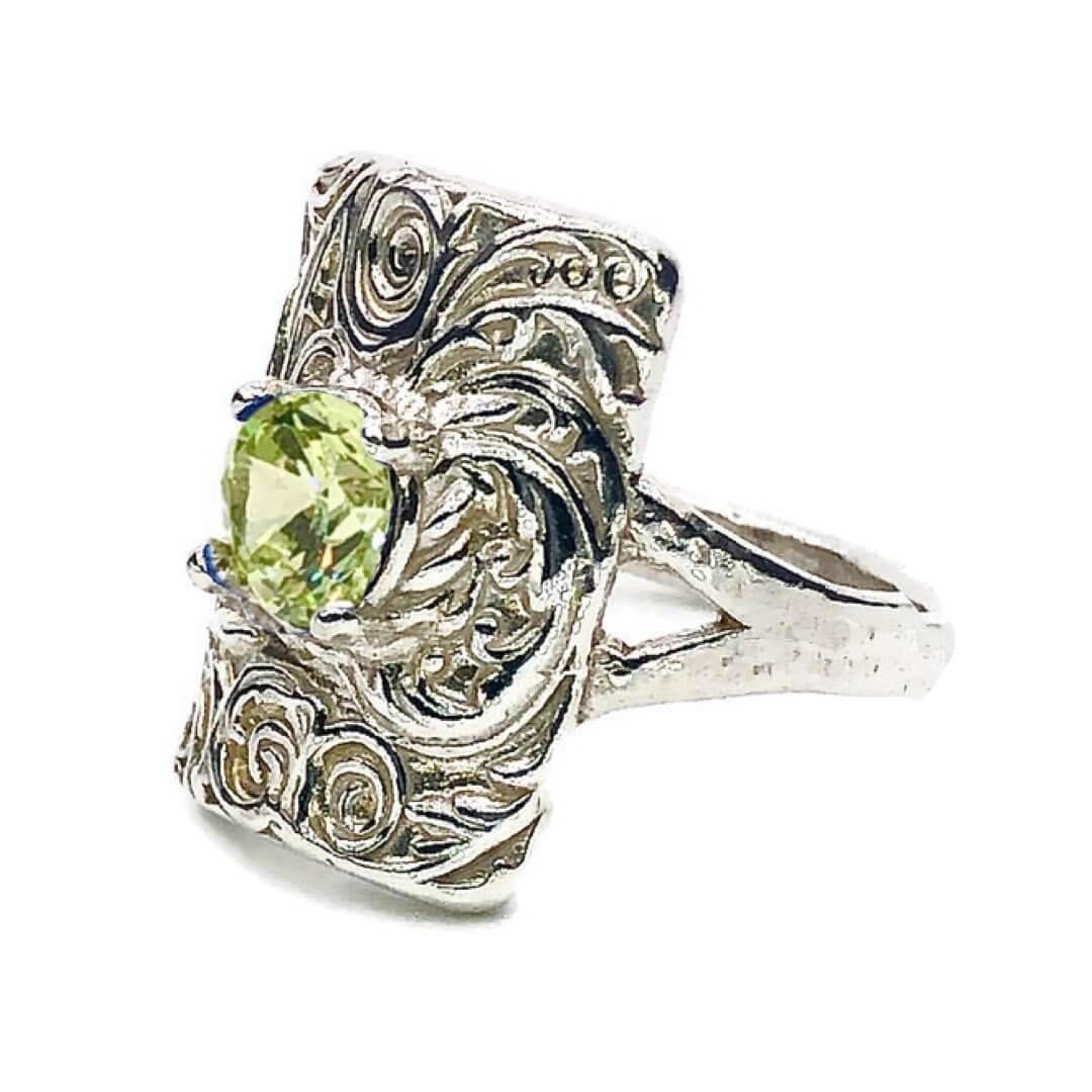 Etta Crystal Sterling Silver Ring - Image 6
