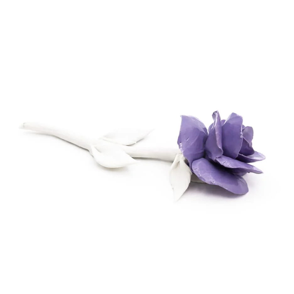 Majestic Purple Porcelain Rose