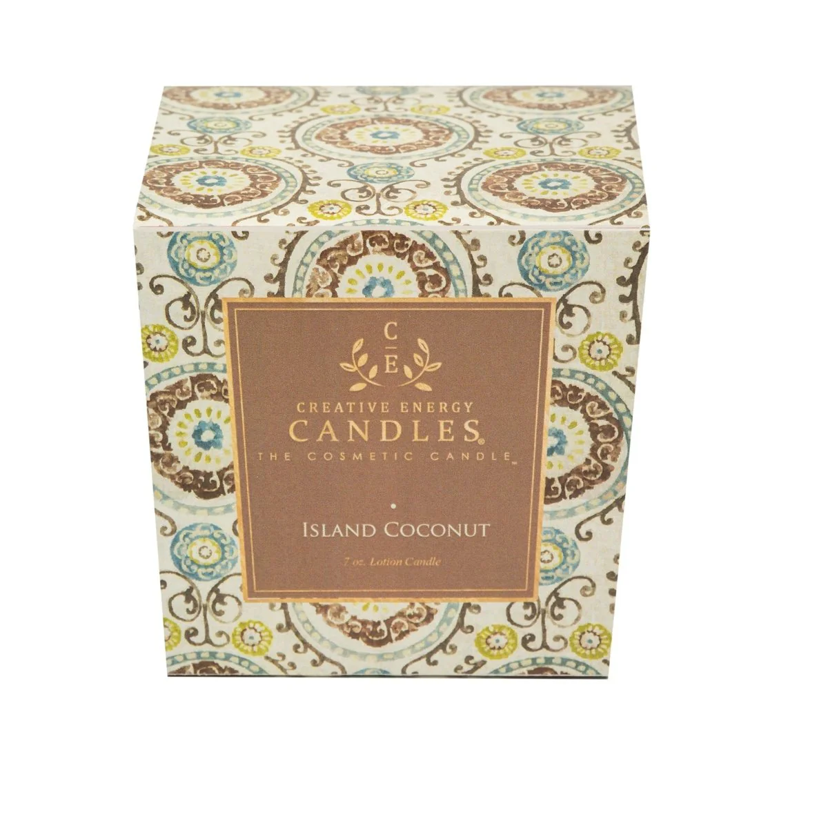 Tropical Island Coconut and Lime Soy Lotion Candle - Image 2