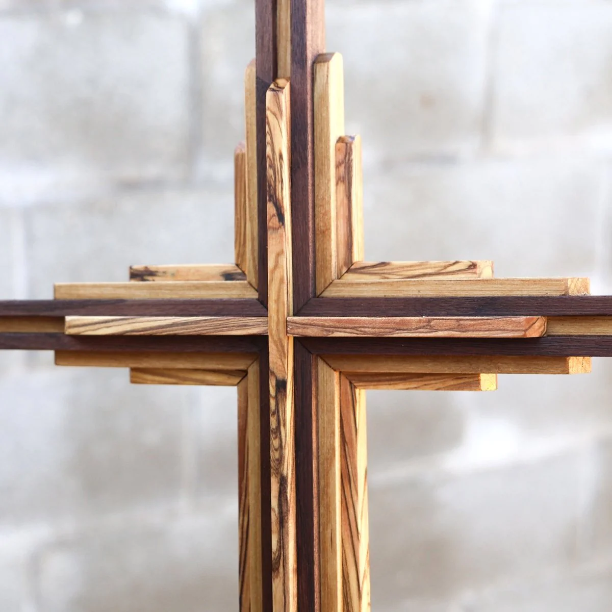 Holy Land Layered Wood Crosses - Image 4