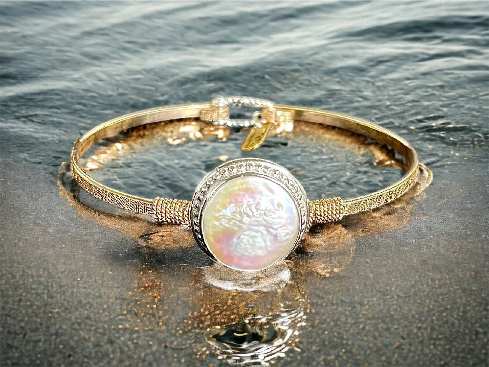 Luna Pearl Sterling Silver Bracelet - Image 5