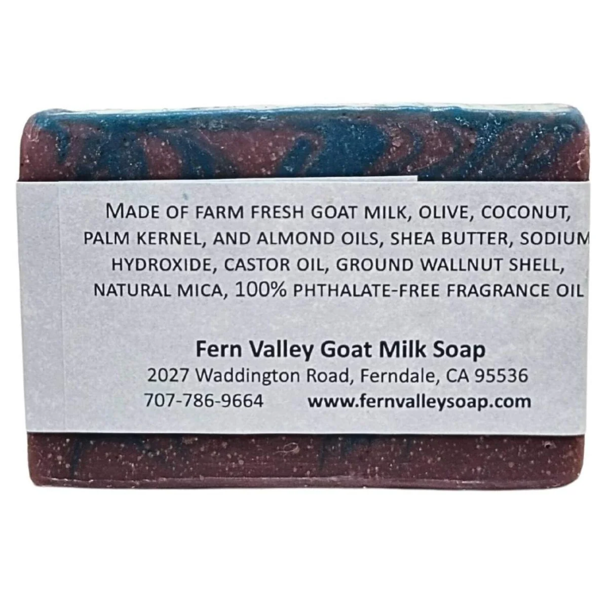 Blueberry Cobbler Goat Milk Soap | Exfoliating Bar - Image 2