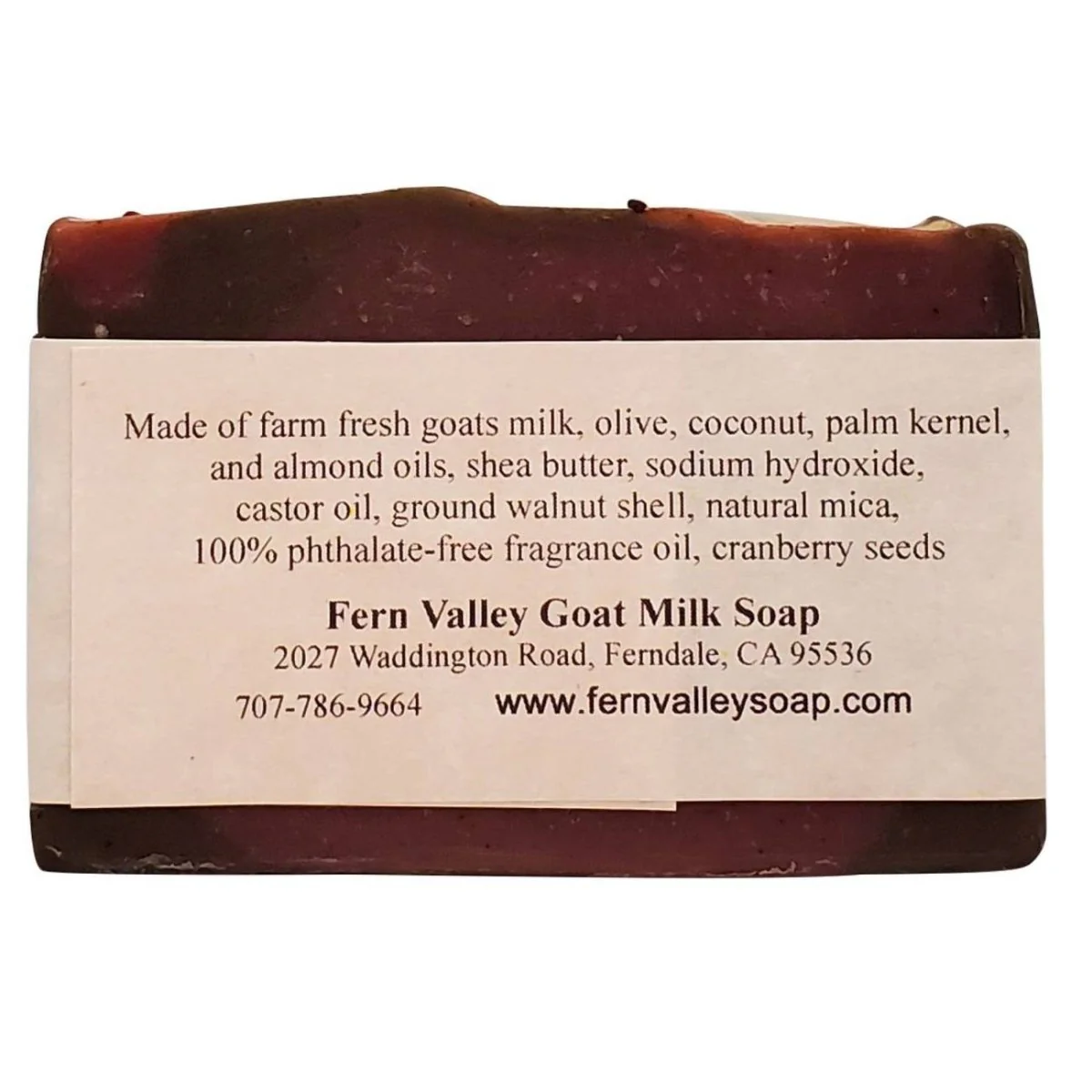 Raspberry Truffle Goat Milk Soap | Exfoliating Bar - Image 3