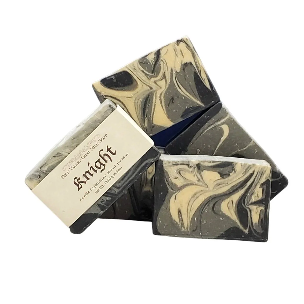 Exfoliating Goat Milk Soap for Men | Knight Charcoal Bar - Image 4