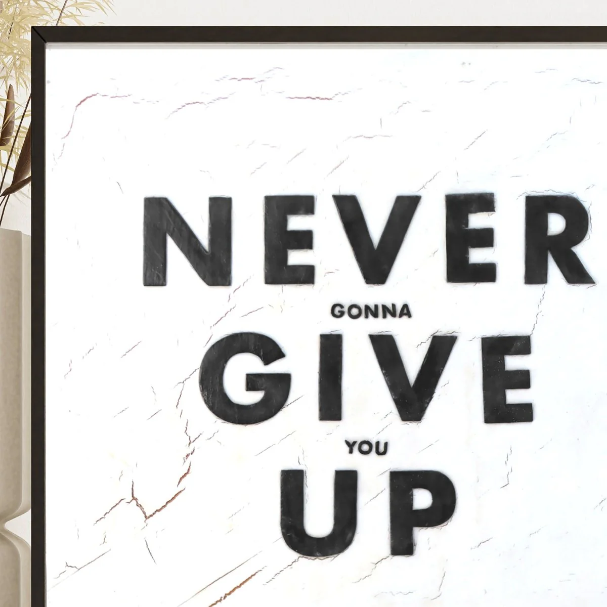 Never Give Up Art Print - Image 4