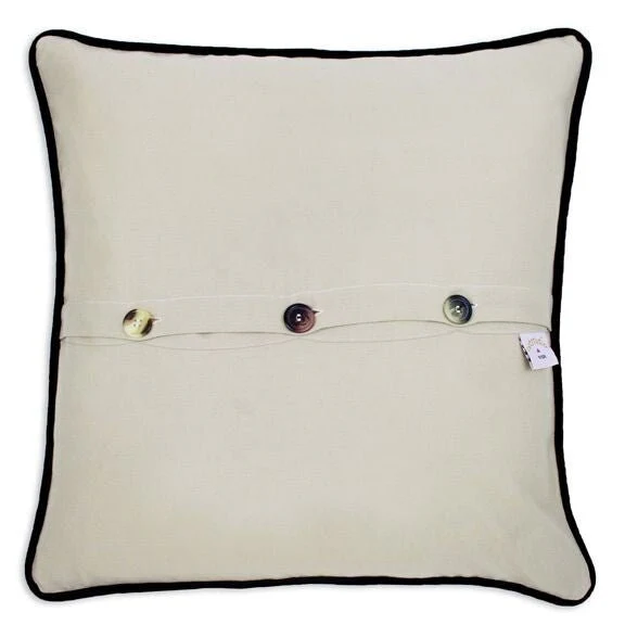 Outer Banks Hand-Embroidered Pillow by Catstudio - Image 3
