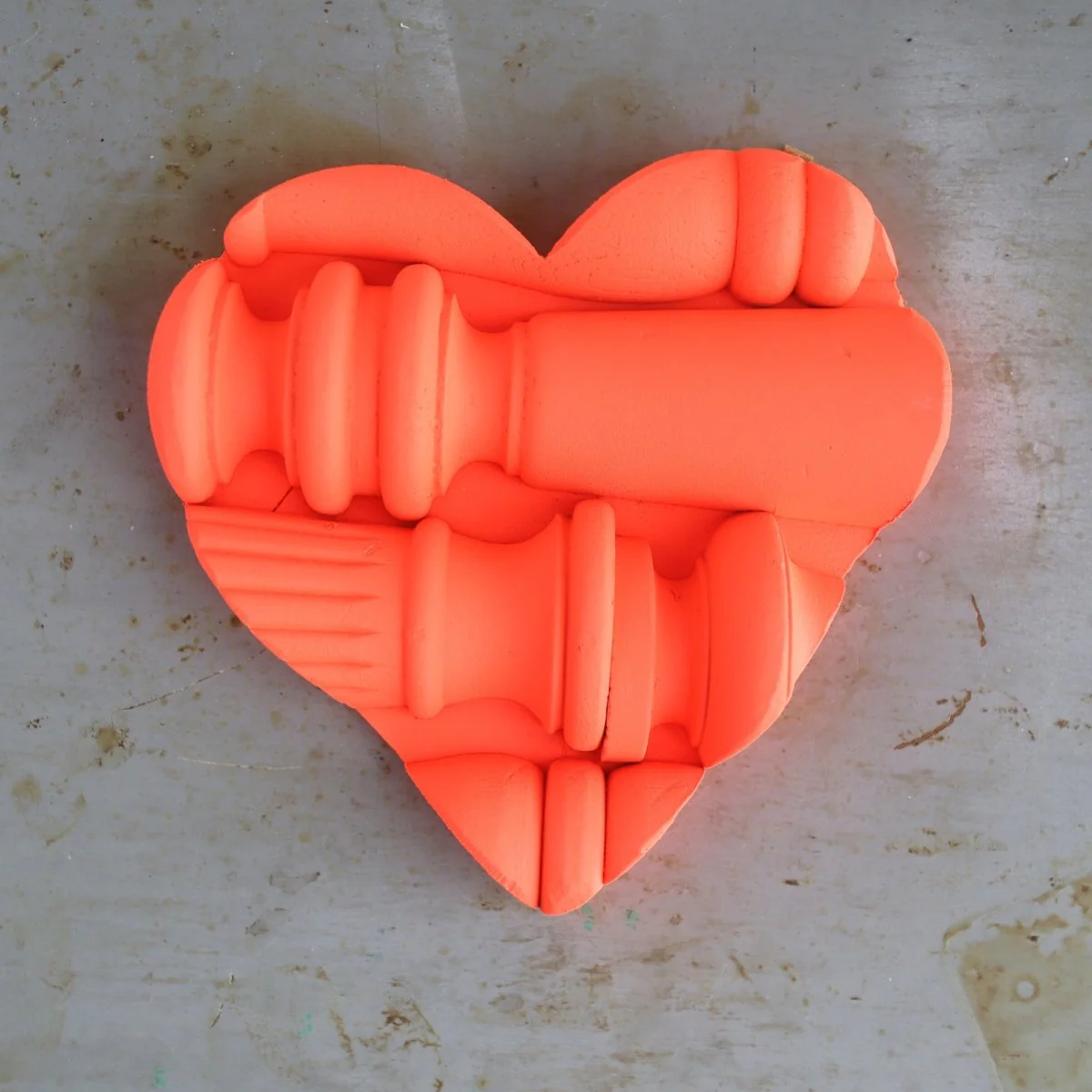 Reclaimed Piano Spindle Hearts - Image 13
