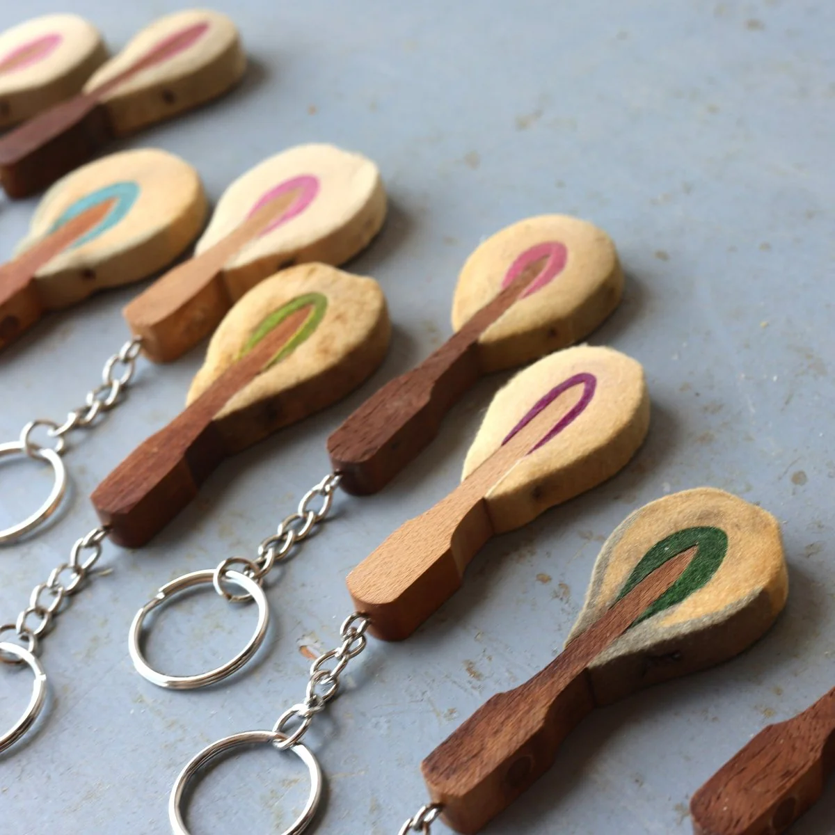 Reclaimed Piano Hammer Keychains - Image 4