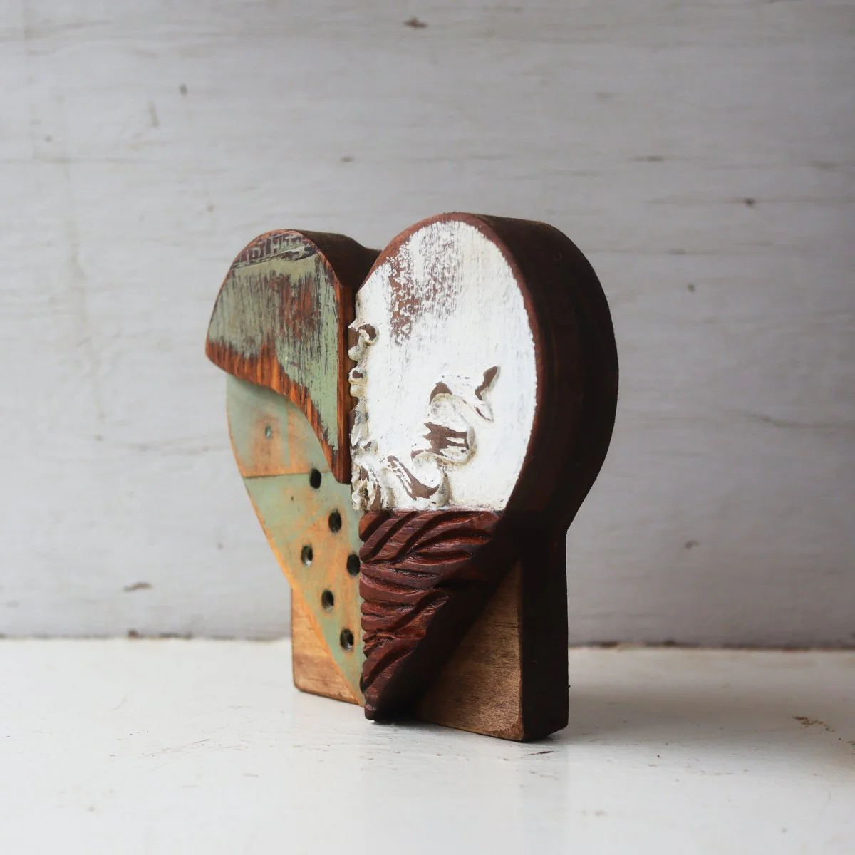 Reclaimed Wooden Heart Emojis - Image 21
