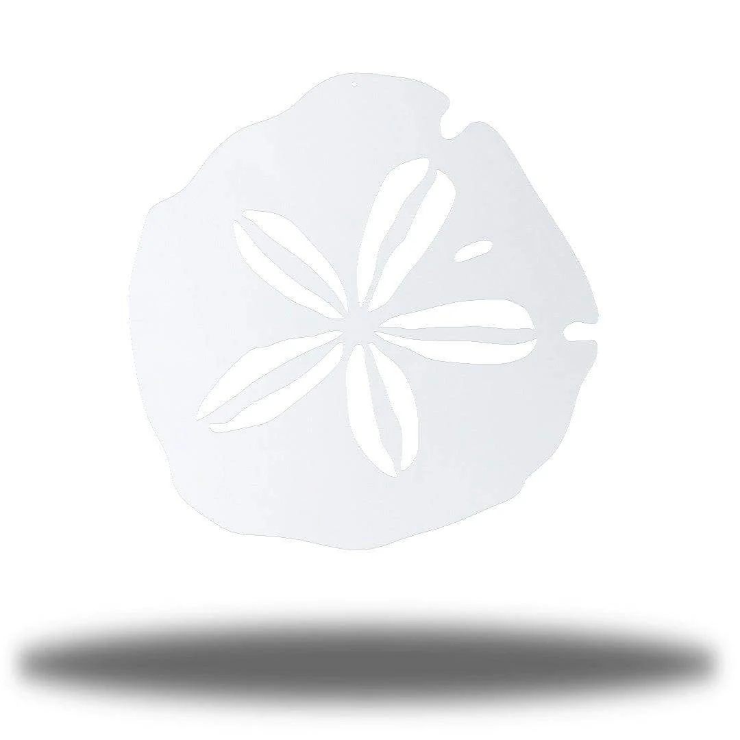 Sand Dollar Metal Wall Art Indoor Outdoor Steel Decor - Image 3