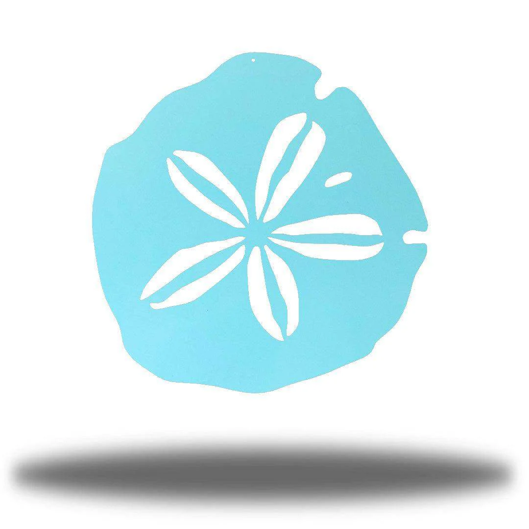Sand Dollar Metal Wall Art Indoor Outdoor Steel Decor - Image 8