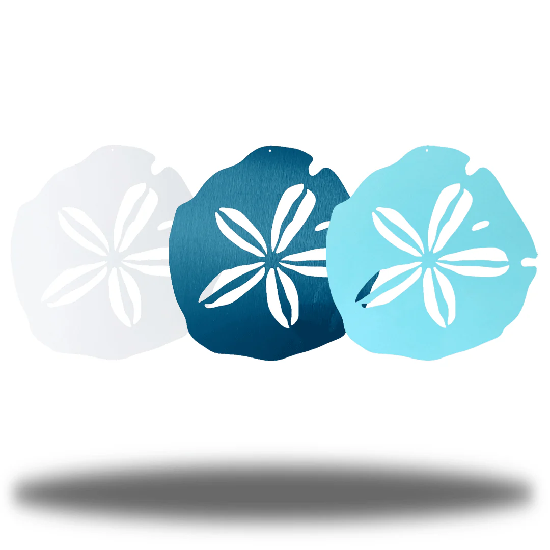 Sand Dollar Bundle Metal Wall Art
