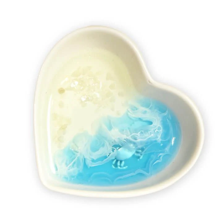 Sea Turtle Ocean Beach Ring Heart Dish - Image 4