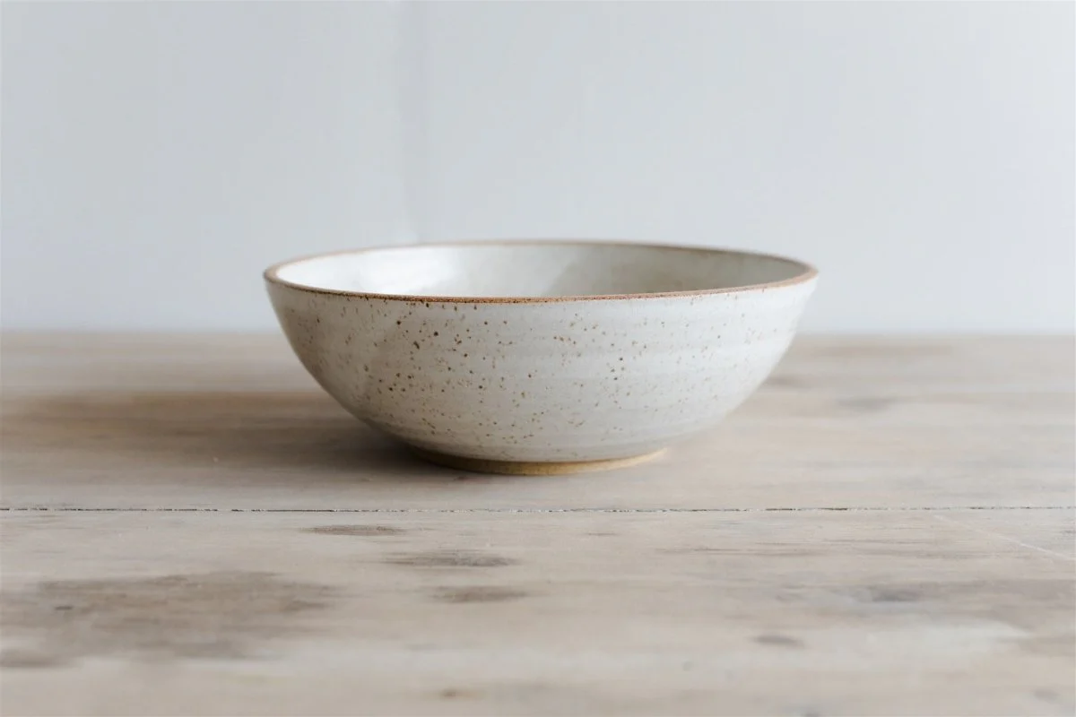 Serving Bowl Handmade Stoneware - Image 9