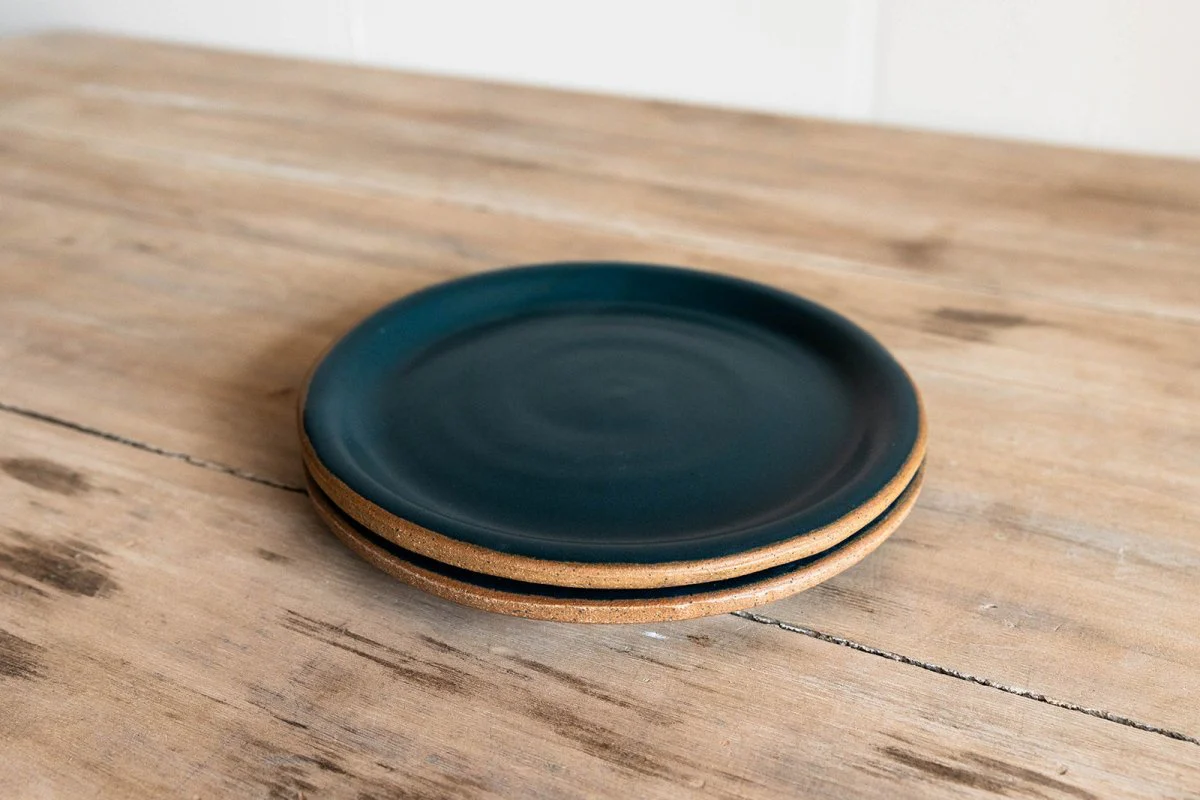 Small Handmade Earthenware Plate - Image 3