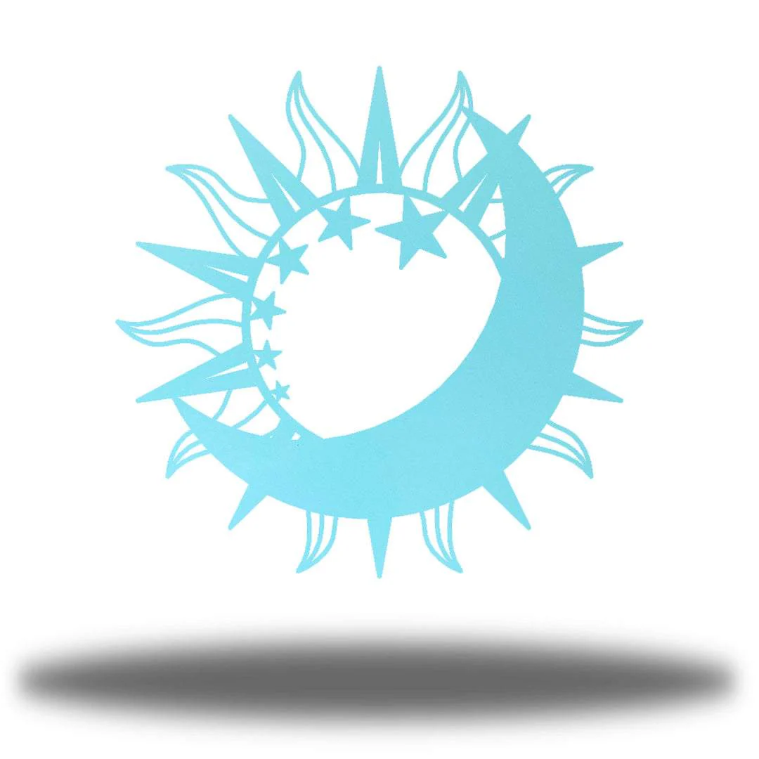 Sun and Moon Wall Art Indoor or Outdoor Steel Decor - Image 5