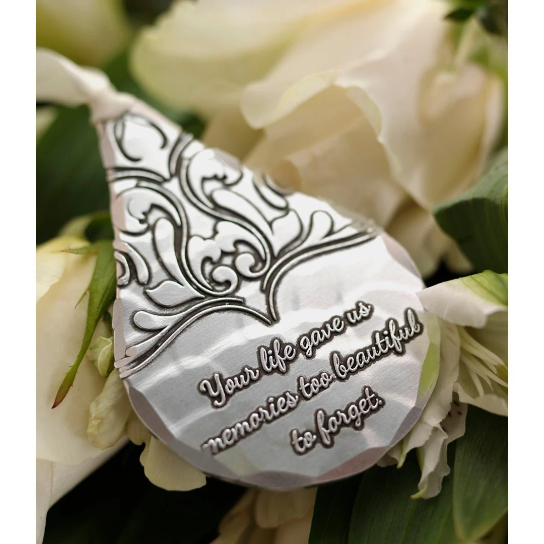 Teardrop Memorial Christmas Ornament - Image 4